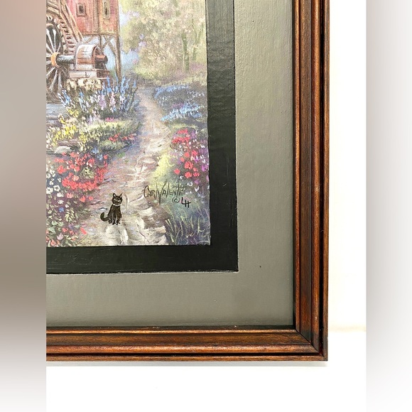 ALTERED Reimagined Thrift Store Art Find Halloween Wall Decor Painting - Picture 8 of 10